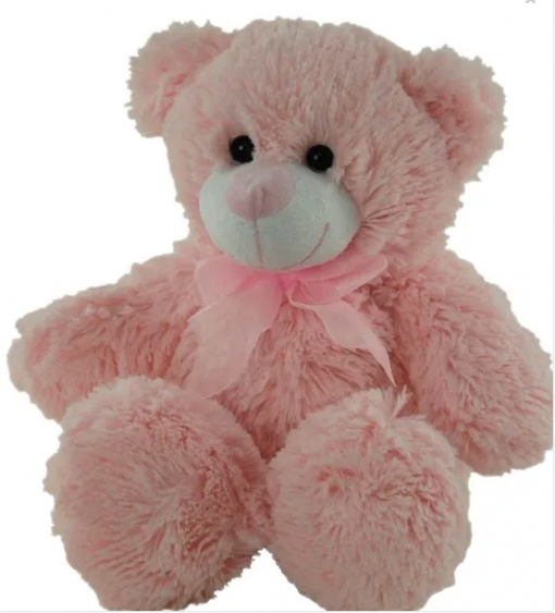 large 36cm pink teddy bear